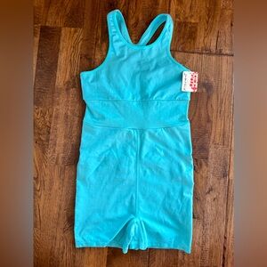 NWT Free People Runsie Turquoise Movement Size XS S O